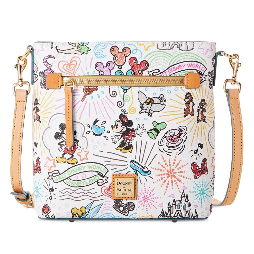Dooney & Bourke Disney Sketch White Crossbody Bag